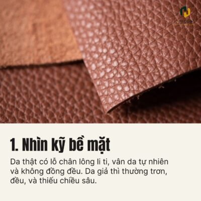 Tips Phân biệt đồ da thật giả (2)